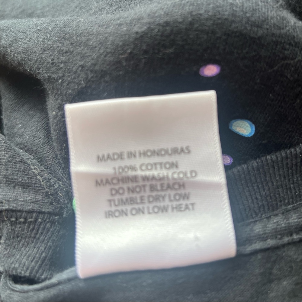 Teddy Fresh x Spongebob Black Long Sleeve Graphic Tee - Picture 7 of 7